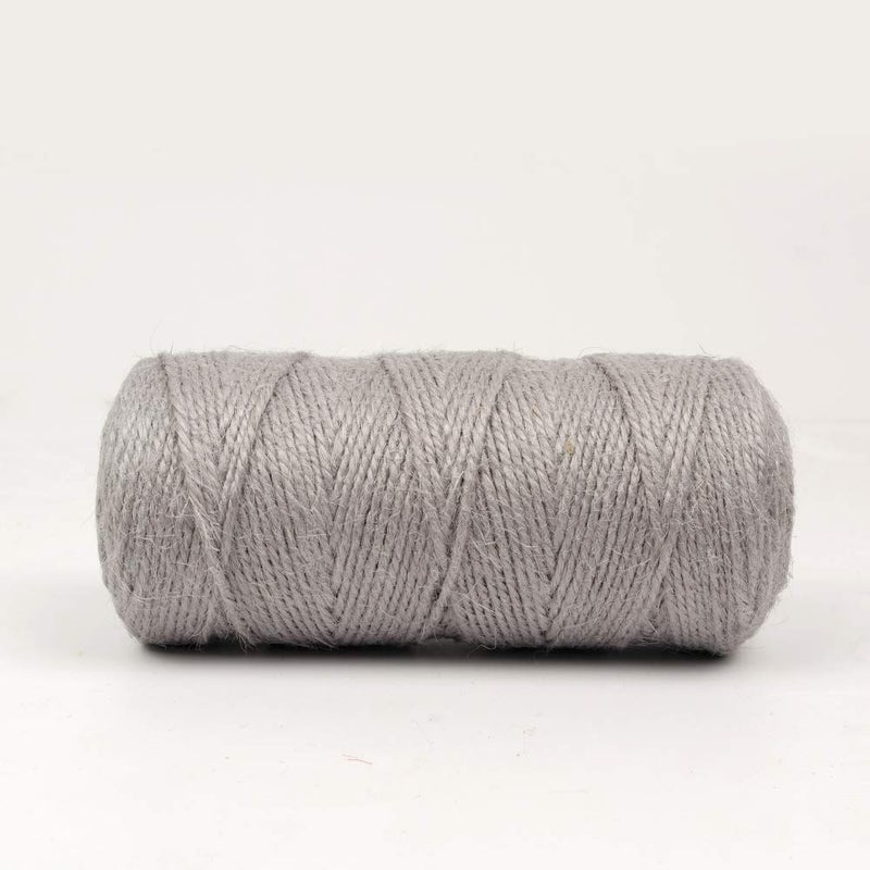 Micomon 300 Feet Gray Jute Twine String for Crafts, Gifts, Packing, Gardening - Image 4